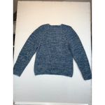 American Weekend Womens Blue Speckled Knit Sweater Size L Long Sleeve Crewneck Size L Photo 1