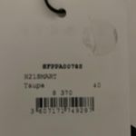 Sandro  Paris Taupe Wool Twill Straight Sz 40 NWT Photo 6