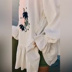 Free People #44 NWT  Spring Forward Tunic in Pastel Peach Combo Photo 2