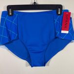 Spanx Sara Blakely Electric Blue Geo Shaping Swim Bottom High Waist Size 12 NWT Photo 0