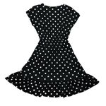 Caution to the Wind M Polka Dot Women’s Casual Feminine Midi Slip Dress Photo 1
