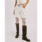 Free People  Ribbon Chain Tight in Cream One Size New Womens Nylons Pantyhose Photo 2