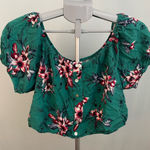 Candie's  Top floral print‎ size large Photo 0