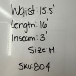 Nicole Miller New York Womens Beige Paper Bag Waist Belted Shorts M Medium Tan Photo 6