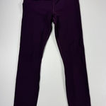Athleta  Purple‎ High Rise Chaturanga Capri Leggings Athletic Yoga Small Photo 0