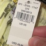 Aerie NWT Yellow Tiered Floral Mini Skirt w/Lace Trim Pastel Spring Boho Ruffle Photo 7