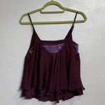 Free People Purple Sequin Turn It On Satin Cami Sz S Photo 8