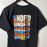 Vintage Y2K UNDFTD Undefeated T Shirt Black Large L American Flag Graphic Tee Photo 15