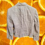 Ralph Lauren Lauren Petite Linen Blend Double Breasted Blazer Pro Jacket 4P Photo 6