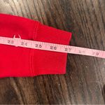 Champion Red Quarter-Zip Sweatshirt Photo 6