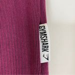 Gymshark  | Plum Ribbed Knit Legging Pants w/Removable Belt XS Photo 1
