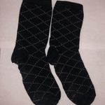 H&M Black and White Grid Socks Photo 0