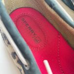 Sperry  Bluefish Navy‎ Blue Animal Print Leather Top-Sider Boat Shoes Wome… Photo 2