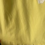 Matching Oversized Embroidered Elephant Shirt & Capris Leggings Yellow Large Photo 12