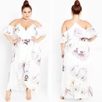 City Chic New!  Sweet Bella‎ Maxi Dress - ivory, women's plus size 16 Photo 1