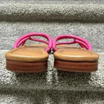 Madewell  The Amel Leather Strappy Slip On Sandals Raspberry Frosting Women’s 10 Photo 3