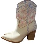 Altar'd State Altar’d State Nell Floral Ankle Boots Women’s Size 6.5 Boho Western Photo 3