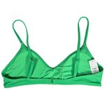 Aerie  Scoop Bikini Top Green M NWT‎ Photo 1