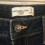 Abercrombie & Fitch High Rise Skinny Jeans Womens 27 4R Dark Wash Distressed Y2K Photo 2