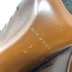Diane Von Furstenberg DVF - - leather peep toe heeled booties, size 9 Photo 7