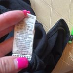 Free People medium m black flowy tank top keyhole front buckle at neck hot NWOT Photo 6