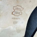 Cosmopolitan VTG 90s Women’s Loafer Square Toe Black Quiet Luxury Leather Fabric 8.5 Photo 6