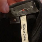 Sequined Criss Cross Tank Top, size Small Black Photo 3