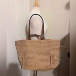 ZARA $109 Shopper Tote Purse Bag Resort Beach Vacation Farmers Market Photo 10