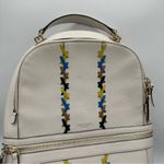 Henri Bendel Soho Backpack with Novelty Strap Pebbled Leather Cream Photo 1
