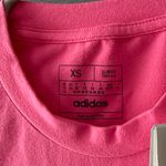 Adidas  Vibrant Pink Dress with Black Stripes Photo 2