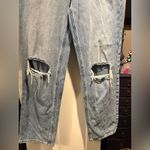 PacSun Like New  Light Indigo Ripped '90s Boyfriend Jeans Photo 8