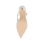 Marc Fisher Avila White Slingback Kitten Heels Size 10 M Photo 4