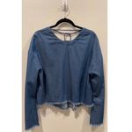 Kendall + Kylie Chambray Oversized Top Photo 3