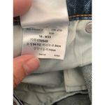 Levi's Denizen Levi’s high rise shorts womens size 16 33 raw hem cut off daisy dukes Photo 4