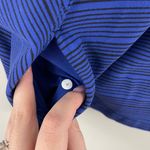 Lululemon Kanto Stripe Sapphire Blue Black Kanto Catch Me Long Sleeve Top Photo 12