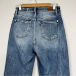 Judy Blue  High Rise Cropped Wide Leg Jeans Womens 27 Distressed Celeste Denim Photo 3
