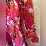 J.Crew  Retro Flower Ruffle Floral Blouse Photo 4