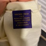 Bogari Cream Knit Sleeveless Top Embroidered Neckline Soft Stretchy Size M Photo 4