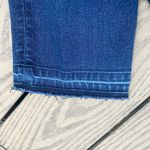 CHAPS  size 6 dark wash raw hem stretchy elastic waist band jeans Photo 2