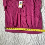 Mason & Belle Size M Mauve Business Casual Dot Blouse Top NWT Textured Career Photo 6