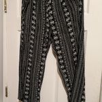 Kingston Grey Black and White Gauze Elephant Pants XL Photo 0
