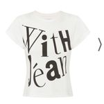 With Jean Baby Tee Photo 3