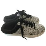 Rampage Women's Scott Sneaker Faux Fur Black White Padded Insole SZ 7M Photo 1