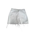 ZARA  Women’s  White Denim Skirt Size Small Photo 3