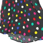 RIXO Target Colorful Polka Dot Black Mini Dress Size XS Photo 5