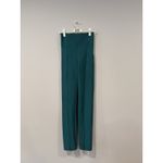 ZARA  Womens Studio Split Leg Cigarette Pants Metallic Green Size S Photo 1