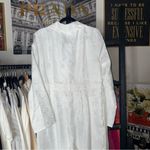 Lulus  Ivory Jacquard Collared Surplice Belted Long Sleeve Jumpsuit Womens XL NWT Photo 10