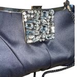 Kate Landry Elegant Navy Crossbody/Clutch with Jeweled Hidden Mirror Front Photo 5