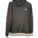FOX Black Hoodie With White Stars Black Size M Photo 0