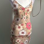 Ambiance Women’s Summer Spring Floral Sleeveless Stretch Slip Sundress Green Photo 2